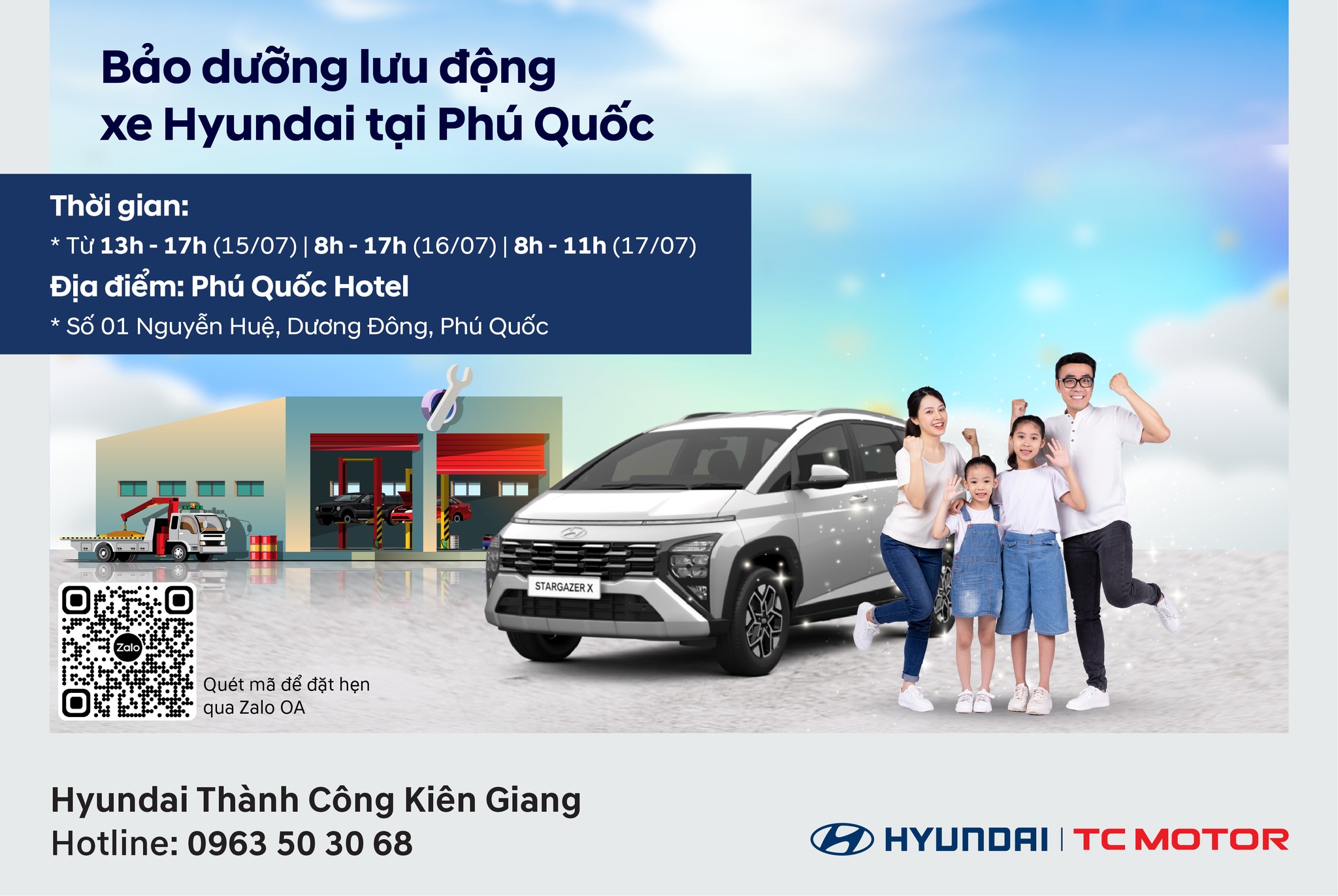 Chuong trinh bao duong luu dong T7 Hyundai Kien Giang