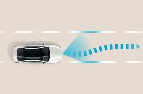 Nếu như bạn di chuyển ra khỏi làn đường mà không có tín hiệu, LFA sẽ sử dụng âm thanh và hình ảnh để cảnh báo các tình huống nguy hiểm. Camera của LFA liên tục quét các vạch kẻ làn đường để đảm bảo rằng xe được điều khiển chính xác. Khi cần thiết, tính năng sẽ điều chỉnh tay lái để đảm bảo xe luôn đi trong làn