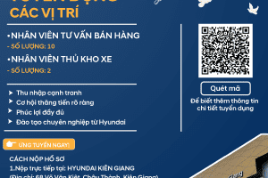 HYUNDAI KIÊN GIANG TUYỂN DỤNG – THÁNG 5/2025
