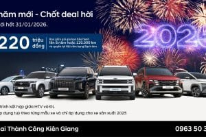 HYUNDAI THÀNH CÔNG TRIỂN KHAI CHƯƠNG TRÌNH ƯU ĐÃI “ĐÓN NĂM MỚI – CHỐT DEAL HỜI”